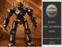 {DE} Steampunk Mecha Robot – 3D Mesh