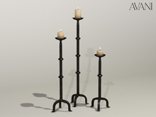 Avani Bureau Collection Floor Candle Holders, All