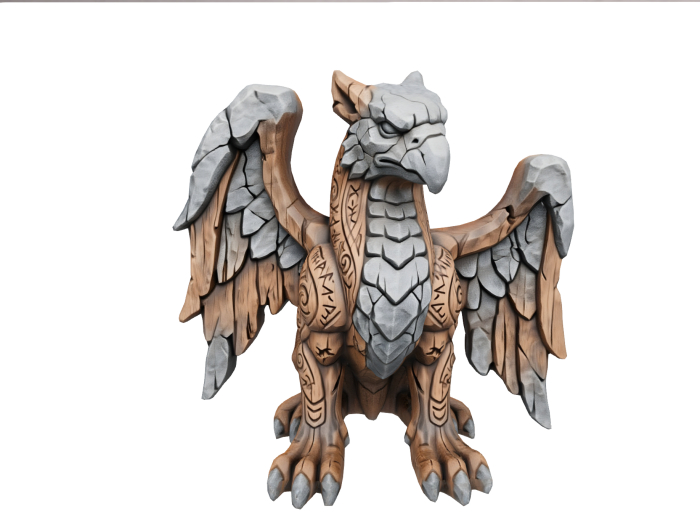 HB: Carved Griffon FuLL PERM