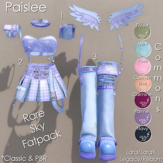 * Paislee * Forest Top & Skirt * LARA X