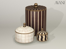 Avani Bureau Collection Circus Trinket Box Trio, All