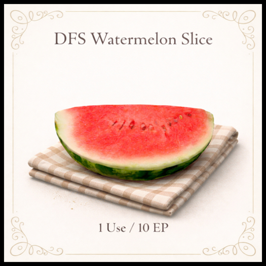 DFS Watermelon Slice - ACTUAL ITEM