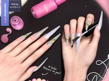 Lexa - Perla Coffin Nails 