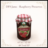 DFS Jams - Raspberry Preserves - ACTUAL ITEM