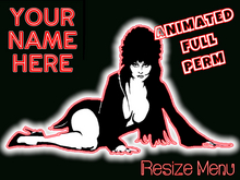  ★★★★★~ Elvira_Your Name Here_Full Perm + Resize Menu