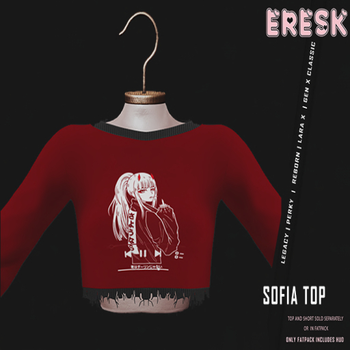 Eresk : Sofia Top Red (ADD)