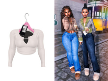 [Brior] Abby Button Up - (White)