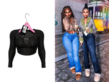 [Brior] Abby Button Up - (Black)