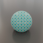 (TI) PBR (Tiles 1k (Circles, Teal))