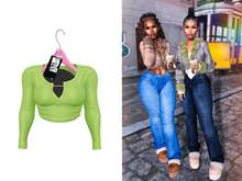 [Brior] Abby Button Up - (Green)