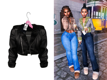 [Brior] Abby Leather Jacket - (Black)