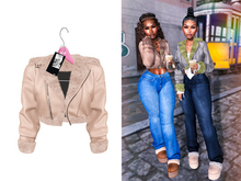 [Brior] Abby Leather Jacket - (Tan)
