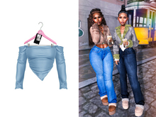 [Brior] Abby Top - (Blue)