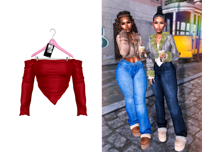 [Brior] Abby Top - (Red)