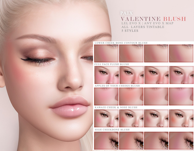 [PAIX] Valentine Blush - [FATPACK]