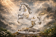 Majestic Equine Statue – Regal Horse Decor Sculpture