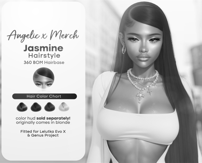 Angelic x Merch - "Jasmine" Hair Demo