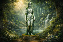 Forest Guardian Statue – Woodland Spirit Decor Sculpture
