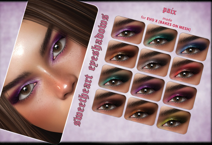 [PAIX] Sweetheart Eyeshadows - Fatpack