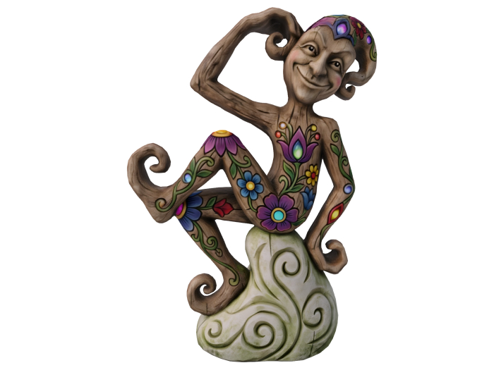 HB: Whimsy Carved Jester Statue FuLL PERM