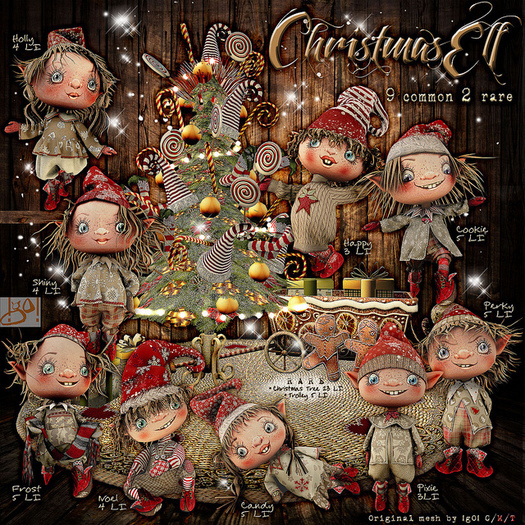 !gO! ChristmasElf - Christmas Tree RARE