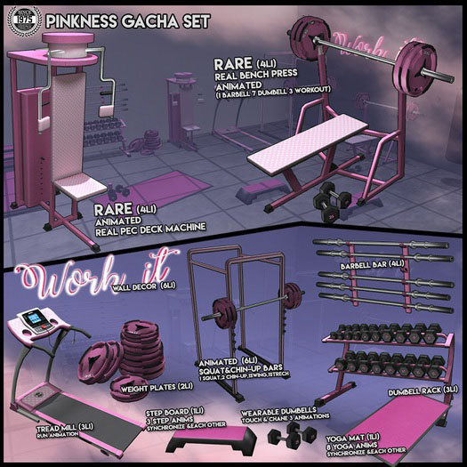 10-[Since1975]PinknessSet-Dumbells