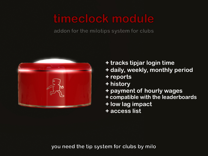MILOTIPS TIMECLOCK