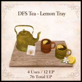 DFS Tea - Lemon Tray - ACTUAL ITEM