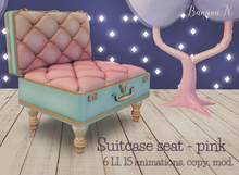 Narcisse suitcase seats - Pink