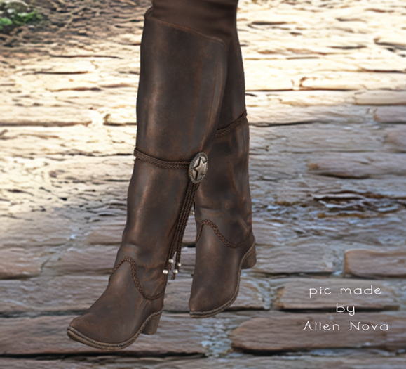 4. Meva Ashton Boots Brown RARE - ORIGINAL