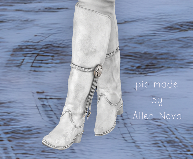 2. Meva Ashton Boots White RARE - ORIGINAL