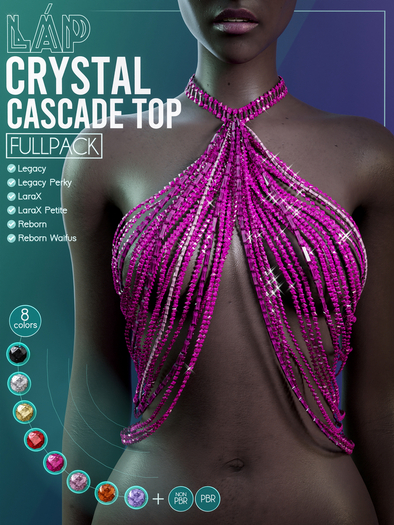 Crystal Cascade Top by LAP (Fullpack)