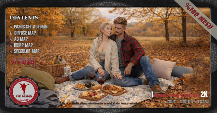 (Efe Design) Picnic Set Autumn Full Perm 