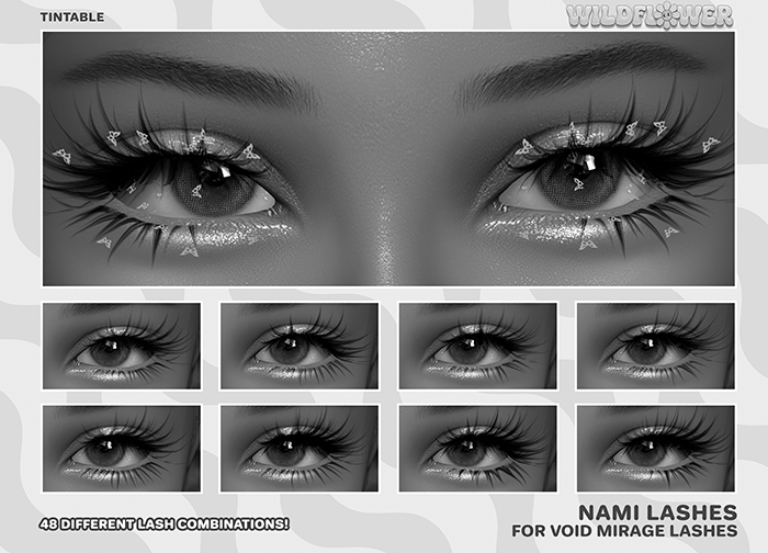 + wildflower nami lashes DEMO (void mirage)