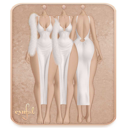 Cynful On Scene Set - White