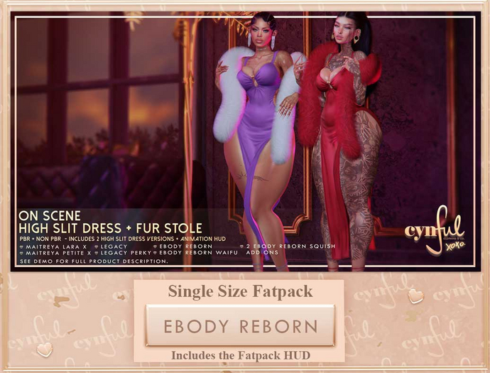 Cynful On Scene Set - eBody Reborn (Single Size Fatpack)