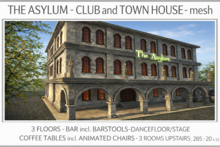 THE ASYLUM - CLUB and TOWN HOUSE - mesh