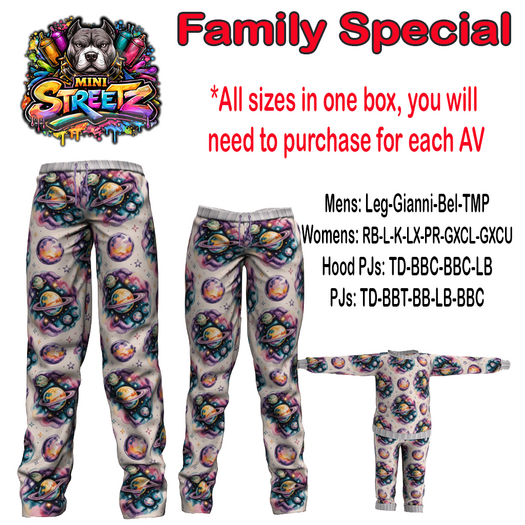 :::MS::: Space PJS All sizes