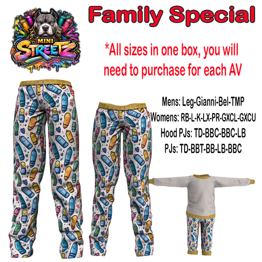 :::MS::: Crayon 1 PJS All sizes