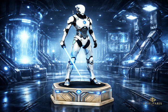 Cyber Sentinel – White Tech Warrior