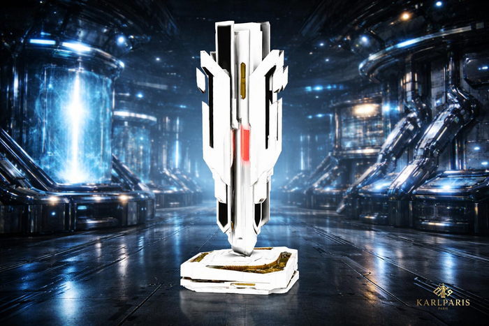 Vertical Sentinel – Minimal Tech Monolith