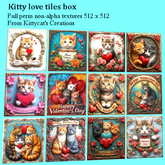 Kitty love tiles 1 box
