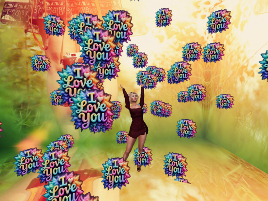 I Love You colored