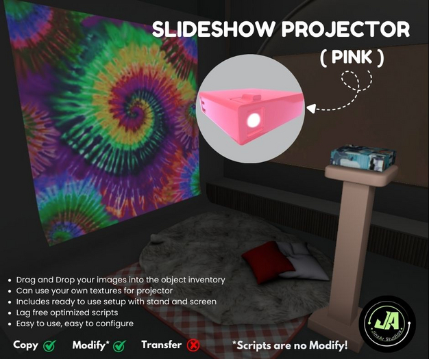Slideshow Projector - v1.0 (Pink)