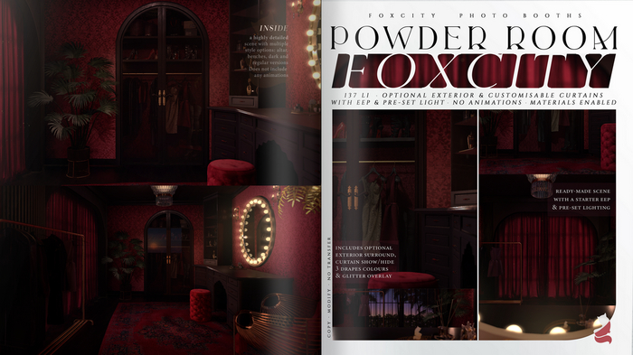 FOXCITY. Photo Booth - Powder Room