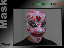 Valentines day mask - Mesh