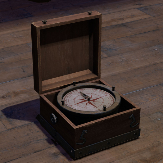 {Unflat Stuff} Antique Compass