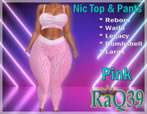 [R39] Nic Top & Pants-Pink
