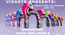 Vizarte. Gothicorn Arch Inflatable-Purple
