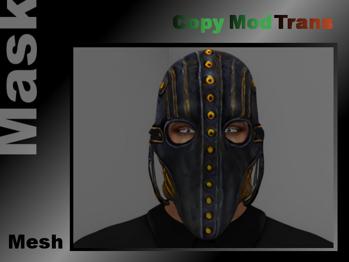 Leather mask - Mesh